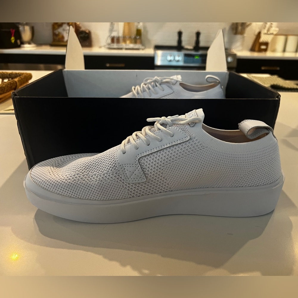 Bylt Lido White Knit Men's Shoes